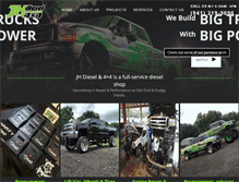 Tablet Screenshot of jhdiesel4x4.com